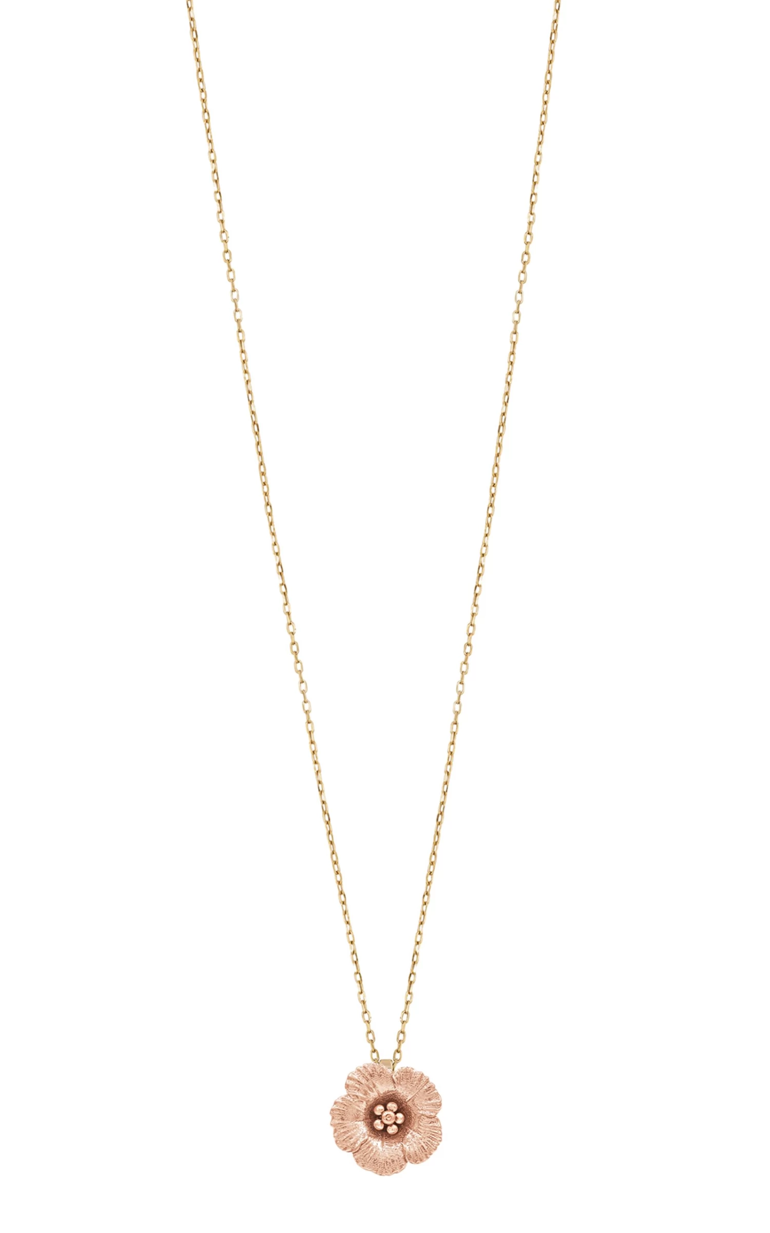 Flora Maxi 14K Yellow And Rose Gold Necklace 3 Flora Maxi 14K Yellow And Rose Gold Necklace