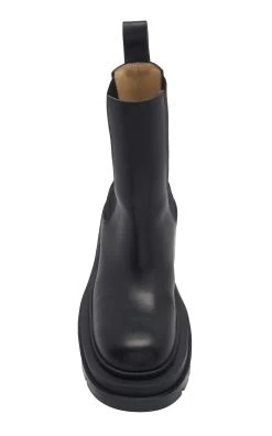 Bottega Veneta The Lug Leather Ankle Boots 8 Bottega Veneta The Lug Leather Ankle Boots -Lady Fashion Store bottega veneta black ankle boot leather military calf chelsea 1