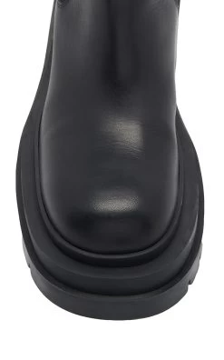 Bottega Veneta The Lug Leather Ankle Boots 11 Bottega Veneta The Lug Leather Ankle Boots -Lady Fashion Store bottega veneta black ankle boot leather military calf chelsea 4