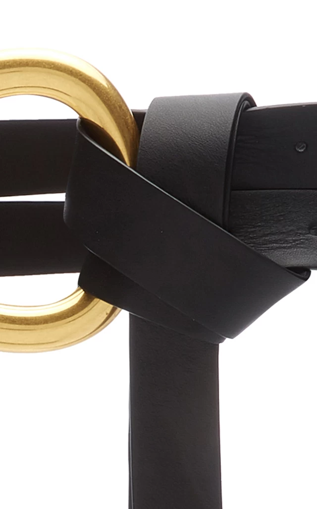 Bottega Veneta Horseshoe Leather Waist Belt 6 Bottega Veneta Horseshoe Leather Waist Belt - Image 4
