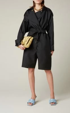 Bottega Veneta Belted Gabardine Jumpsuit