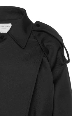 Bottega Veneta Belted Gabardine Jumpsuit -Lady Fashion Store bottega veneta black belted gabardine jumpsuit 3