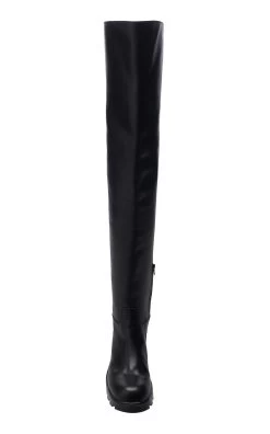 Bottega Veneta Leather Over-The-Knee Boots 16 Bottega Veneta Leather Over-The-Knee Boots -Lady Fashion Store bottega veneta black boot calfskin 5