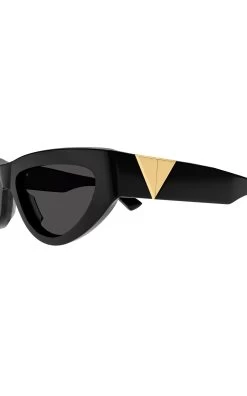 Bottega Veneta Triangle Cat-Eye Acetate Sunglasses -Lady Fashion Store bottega veneta black cat eye 3