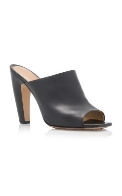 Bottega Veneta Lagoon Leather Mule Sandals 9 Bottega Veneta Lagoon Leather Mule Sandals -Lady Fashion Store bottega veneta black lagoon nappa leather mule sandals 3