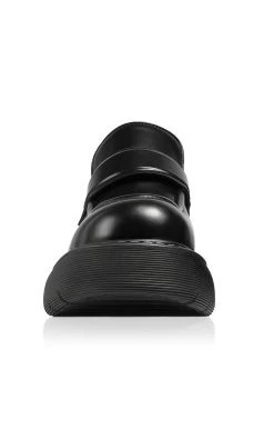 Bottega Veneta Osaka Leather Platform Loafers -Lady Fashion Store bottega veneta black loafer osaka shine calf 3