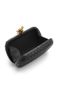 Bottega Veneta Padded Knot Minaudière -Lady Fashion Store bottega veneta black minaudiere padded nappa leather knot clutch 5