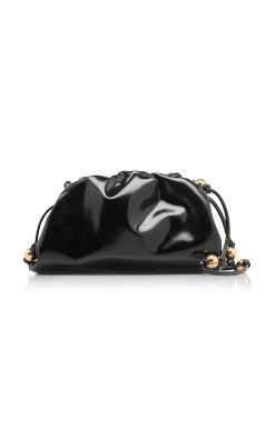 Bottega Veneta The Mini Pouch Patent Leather Clutch -Lady Fashion Store bottega veneta black mini pouch shiny leather 2