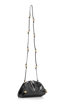 Bottega Veneta The Mini Pouch Patent Leather Clutch -Lady Fashion Store bottega veneta black mini pouch shiny leather 3