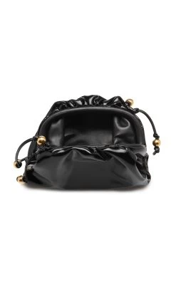 Bottega Veneta The Mini Pouch Patent Leather Clutch -Lady Fashion Store bottega veneta black mini pouch shiny leather 5