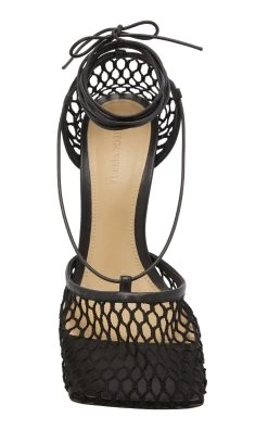 Bottega Veneta Stretch Sandals -Lady Fashion Store bottega veneta black stretch sandals 2 1