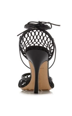 Bottega Veneta Stretch Sandals -Lady Fashion Store bottega veneta black stretch sandals 2 2