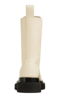 Bottega Veneta Lug Lace-Up Boot Military Calf -Lady Fashion Store bottega veneta black white lug lace up boot military calf 4