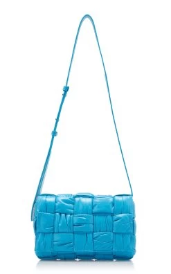 Bottega Veneta Cassette Intrecciato Leather Bag 10 Bottega Veneta Cassette Intrecciato Leather Bag -Lady Fashion Store bottega veneta blue cassette intreccio plisse 2