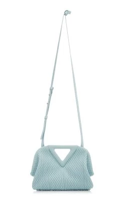 Bottega Veneta The Point Small Quilted Leather Pouch 10 Bottega Veneta The Point Small Quilted Leather Pouch -Lady Fashion Store bottega veneta blue small point lozenge quilted leather 2