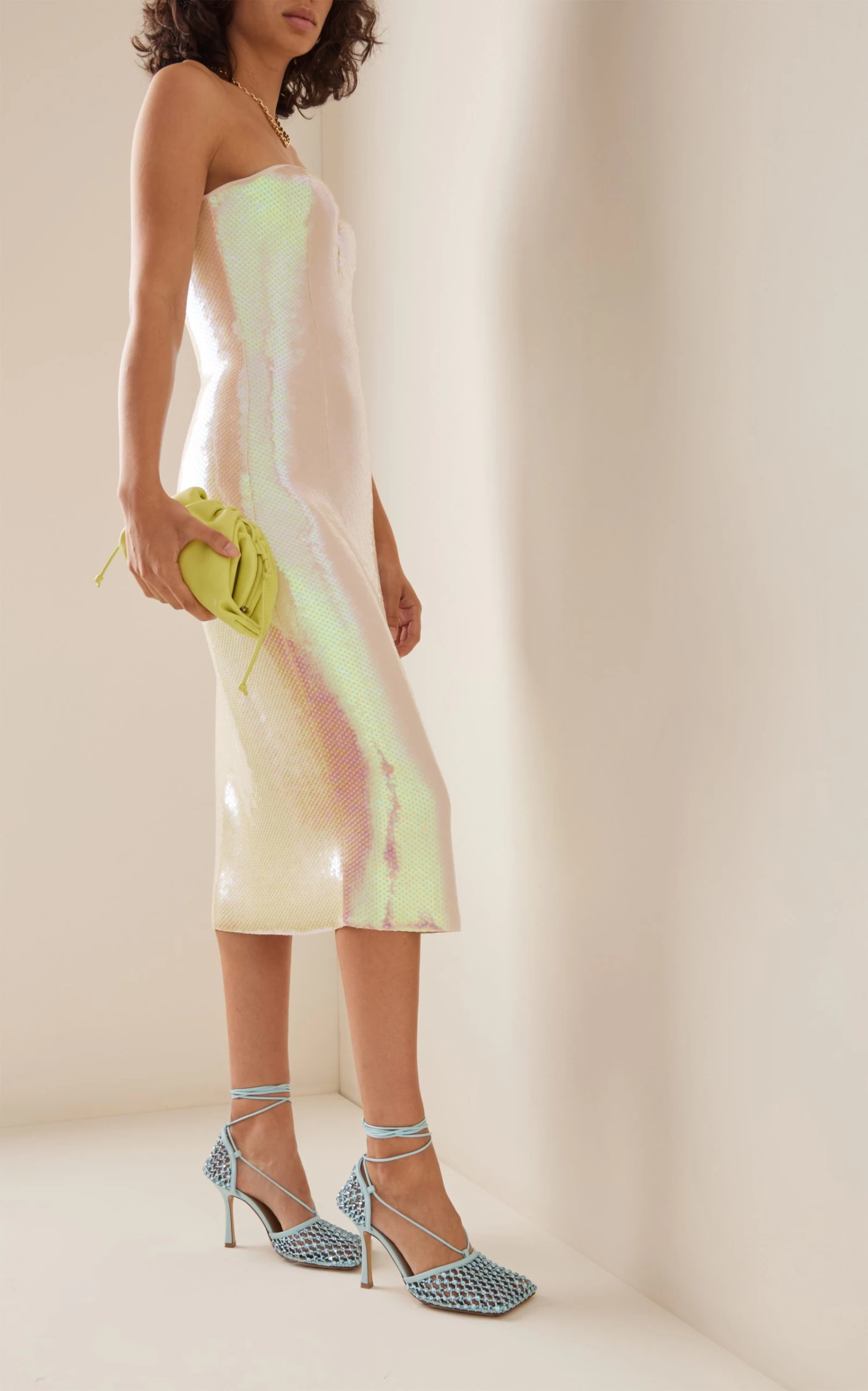 Bottega Veneta Sparkle Stretch Sandals 4 Bottega Veneta Sparkle Stretch Sandals - Image 2