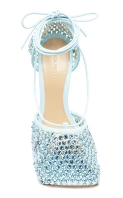 Bottega Veneta Sparkle Stretch Sandals 10 Bottega Veneta Sparkle Stretch Sandals -Lady Fashion Store bottega veneta blue stretch lace up sandal web sparkle 2