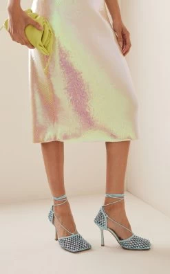 Bottega Veneta Sparkle Stretch Sandals