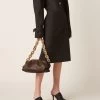 Bottega Veneta The Chain Pouch Leather Clutch 2 Bottega Veneta The Chain Pouch Leather Clutch -Lady Fashion Store bottega veneta brown chain leather clutch