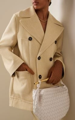 Bottega Veneta Intrecciato Leather Gloves