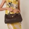 Bottega Veneta Small E/W Andiamo Intrecciato Leather Tote Bag 1 Bottega Veneta Small E/W Andiamo Intrecciato Leather Tote Bag -Lady Fashion Store bottega veneta brown small e w andiamo intrecciato nappa