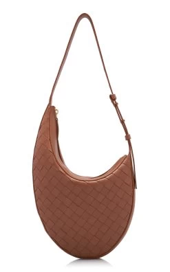 Bottega Veneta Small Hobo Intrecciato Leather Bag 8 Bottega Veneta Small Hobo Intrecciato Leather Bag -Lady Fashion Store bottega veneta brown small hobo intrecciato nappa 2