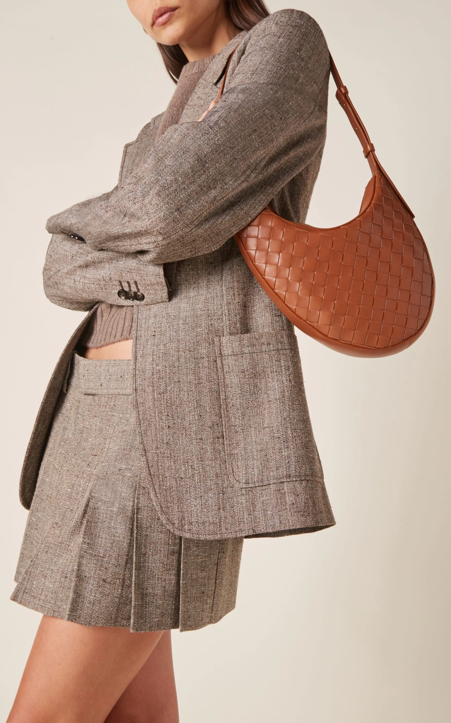 Bottega Veneta Small Hobo Intrecciato Leather Bag 3 Bottega Veneta Small Hobo Intrecciato Leather Bag