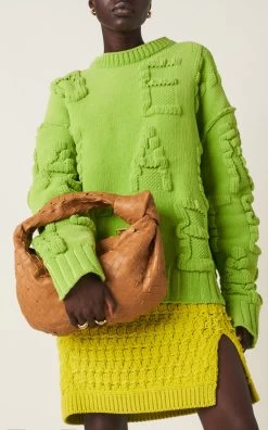 Bottega Veneta The Teen Jodie Intrecciato Leather Bag -Lady Fashion Store bottega veneta brown teen jodie intrecciato 15 nappa 19 3