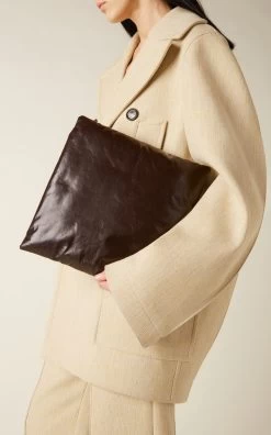 Bottega Veneta The Pillow Pouch Leather Bag
