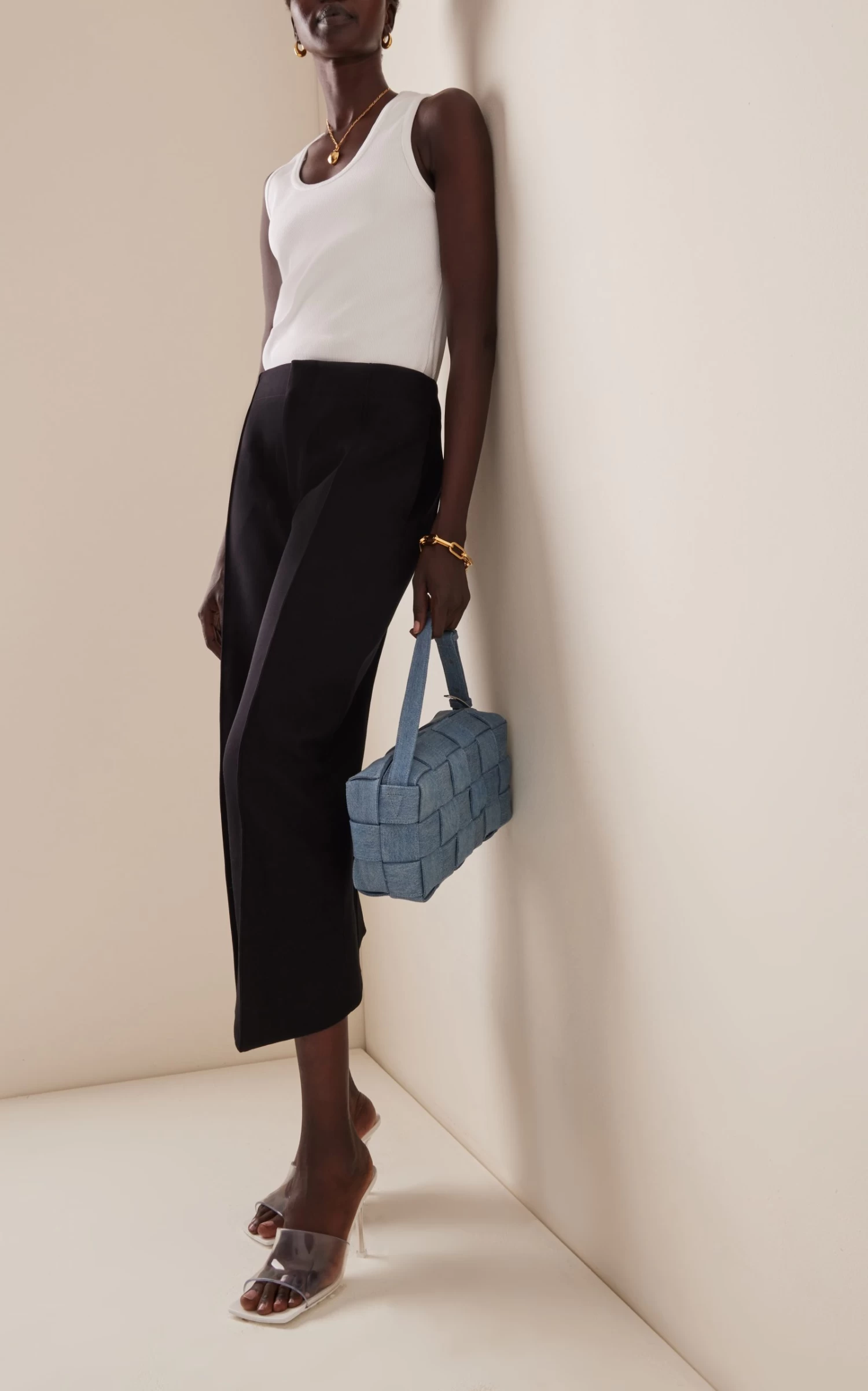 Bottega Veneta Stretch PVC Slide Sandals 3 Bottega Veneta Stretch PVC Slide Sandals