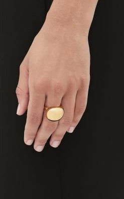 Bottega Veneta 18K Gold-Plated Ring