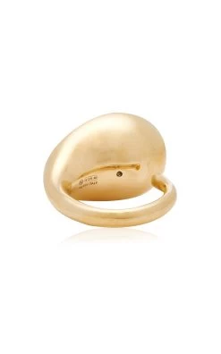 Bottega Veneta 18K Gold-Plated Ring 8 Bottega Veneta 18K Gold-Plated Ring -Lady Fashion Store bottega veneta gold 18k gold plated sterling silver ring 3