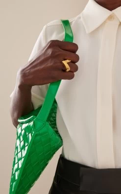 Bottega Veneta Gold Vermeil Ring