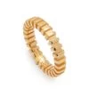 Bottega Veneta Gold-Plated Ring -Lady Fashion Store bottega veneta gold ring gold finishing sterling silver