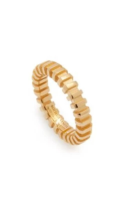 Bottega Veneta Gold-Plated Ring