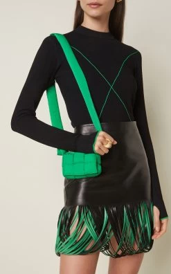 Bottega Veneta Mini Cassette Nylon Crossbody Bag