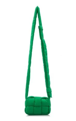 Bottega Veneta Mini Cassette Nylon Crossbody Bag -Lady Fashion Store bottega veneta green candy cassette intrecciato crossbody bag 3