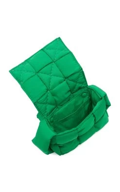 Bottega Veneta Mini Cassette Nylon Crossbody Bag -Lady Fashion Store bottega veneta green candy cassette intrecciato crossbody bag 4