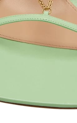 Bottega Veneta Chain-Trimmed Leather Sandals 13 Bottega Veneta Chain-Trimmed Leather Sandals -Lady Fashion Store bottega veneta green chain trimmed leather sandals 2 5