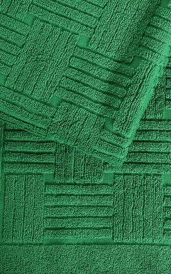 Bottega Veneta Cotton Terry Beach Towel -Lady Fashion Store bottega veneta green cotton terry beach towel 2