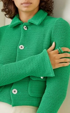 Bottega Veneta Twist Enameled Sterling Silver Ring