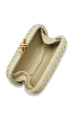 Bottega Veneta Padded Knot Minaudière -Lady Fashion Store bottega veneta green knot minaudiere intreccio padded nappa 19 3
