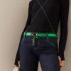Bottega Veneta Logo-Detailed Triangle Slider Waist Belt -Lady Fashion Store bottega veneta green logo detailed triangle slider waist belt