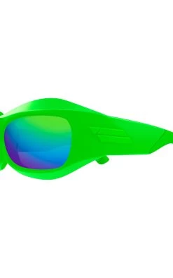 Bottega Veneta Wrap-Frame Acetate Sunglasses -Lady Fashion Store bottega veneta green round oval panthos 2