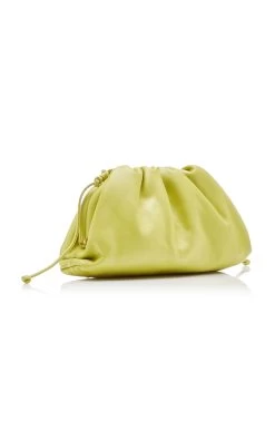 Bottega Veneta The Mini Pouch Leather Clutch -Lady Fashion Store bottega veneta green small leather cross body bag 3