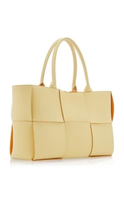 Bottega Veneta The Arco Small Leather Tote Bag -Lady Fashion Store bottega veneta neutral arco small leather tote bag 2