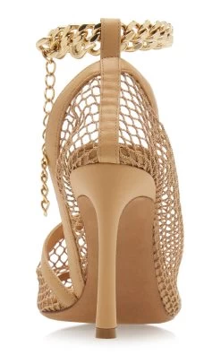Bottega Veneta Embellished Mesh And Leather Pumps -Lady Fashion Store bottega veneta neutral embellished mesh and leather pumps 2