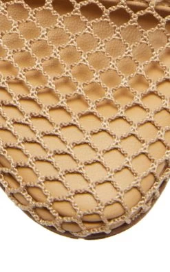 Bottega Veneta Embellished Mesh And Leather Pumps -Lady Fashion Store bottega veneta neutral embellished mesh and leather pumps 4