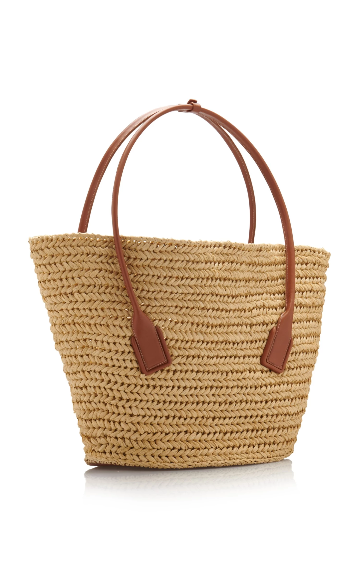 Bottega Veneta Medium Arco Crochet Raffia Tote Bag 6 Bottega Veneta Medium Arco Crochet Raffia Tote Bag - Image 4