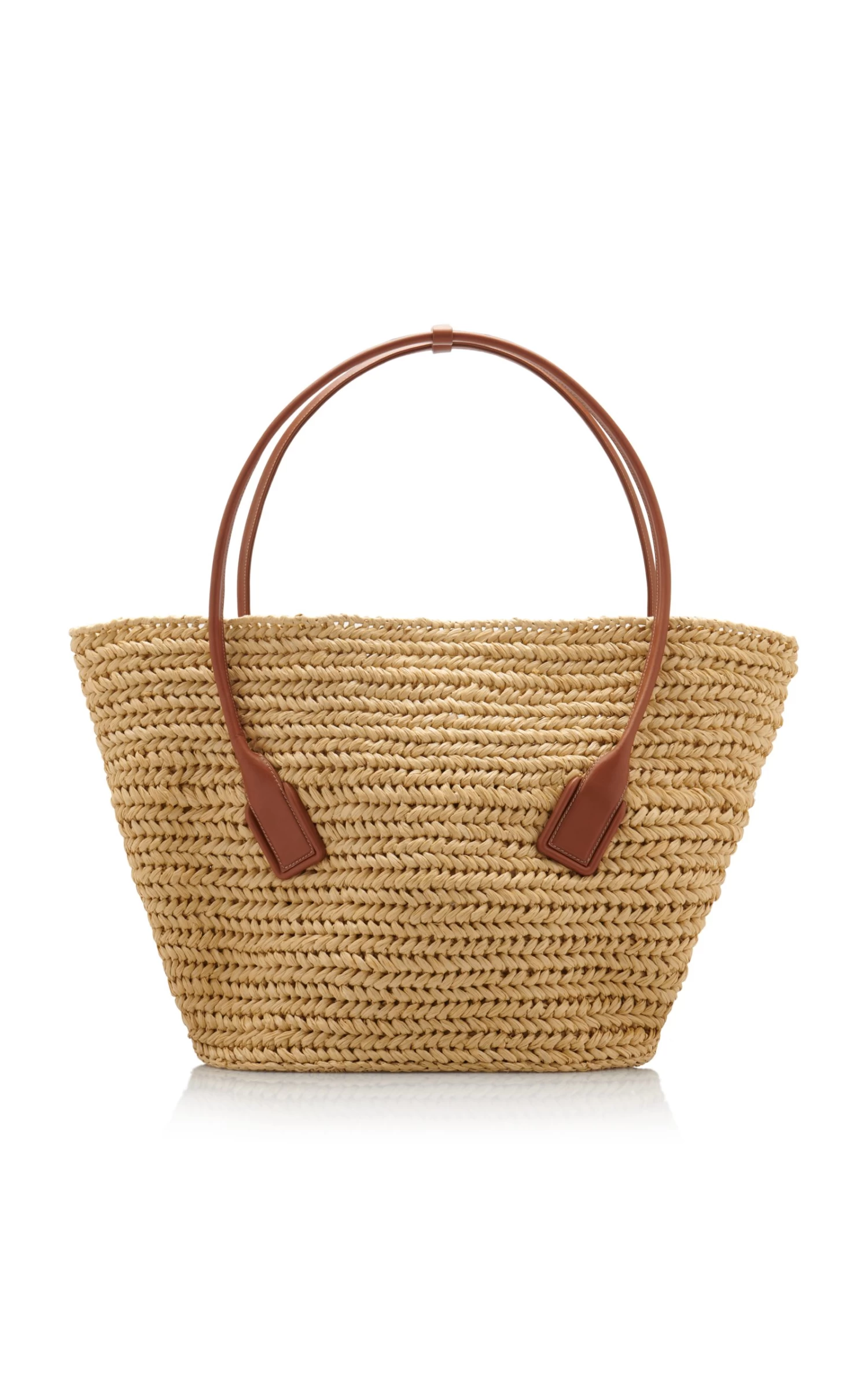 Bottega Veneta Medium Arco Crochet Raffia Tote Bag 7 Bottega Veneta Medium Arco Crochet Raffia Tote Bag - Image 5